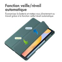 imoshion Coque tablette rigide Trifold Samsung Galaxy Tab S6 Lite (2020/2022/2024) - Vert