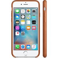 Apple Coque Leather Apple iPhone 6 / 6s - Saddle Brown