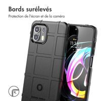 imoshion Coque Arrière Rugged Shield Motorola Edge 20 Lite - Noir