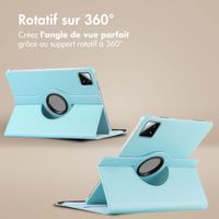 imoshion Coque tablette rotatif à 360° Xiaomi Pad 6S Pro 12.4 - Bleu clair