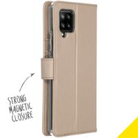 Accezz Étui de télephone Wallet Samsung Galaxy A42 - Doré