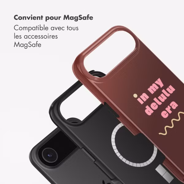 Selencia Coque arrière Vivid avec MagSafe Apple iPhone Air - Delulu