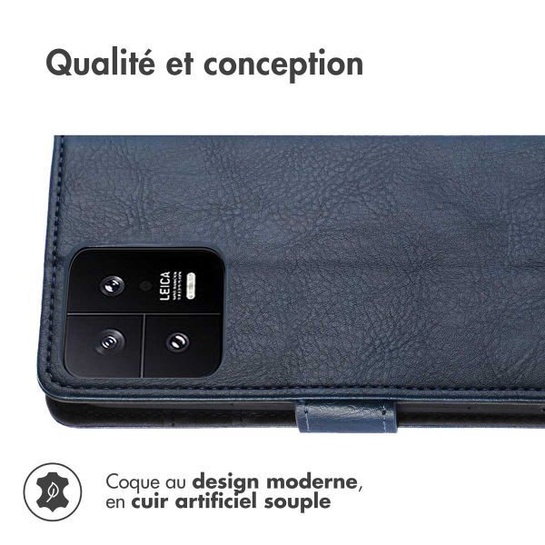 imoshion Étui de télephone portefeuille Xiaomi 13 - Bleu foncé