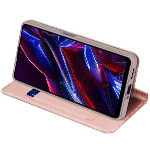 Dux Ducis Étui de téléphone Slim Xiaomi Redmi Note 12 / Xiaomi Poco X5 5G - Rose Dorée