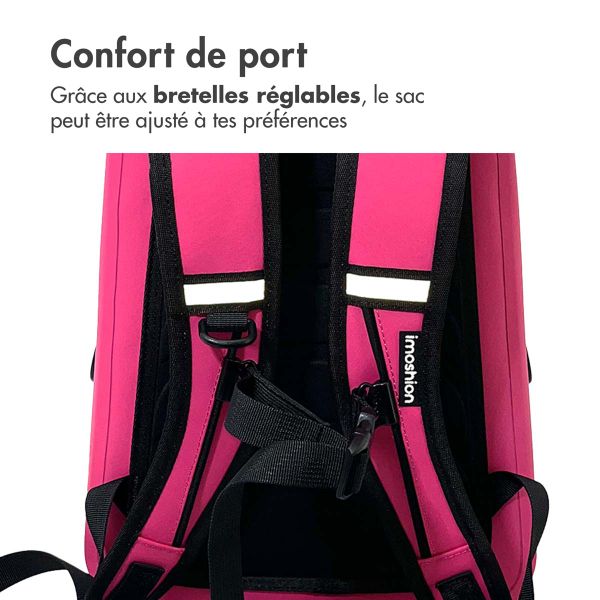 imoshion Sac à dos Hermétique et Étanche 10L - Petit - Rose vif