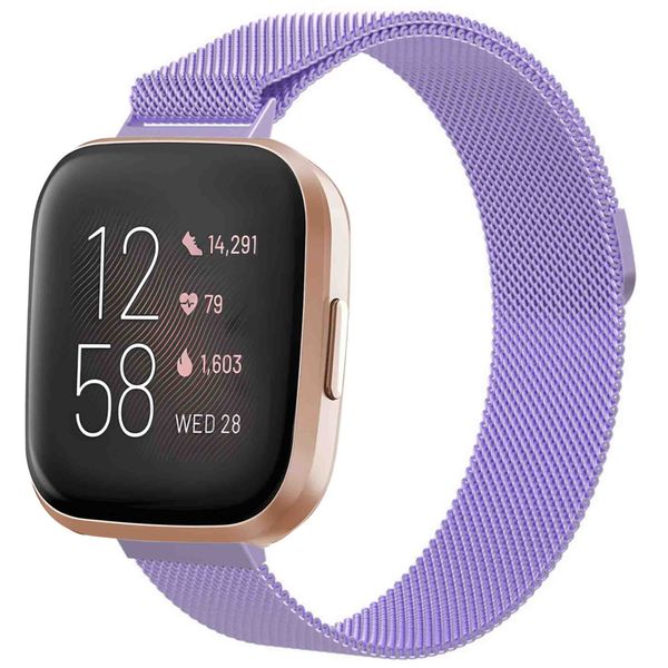 imoshion Bracelet magnétique milanais Fitbit Versa 2 / Versa Lite - Violet