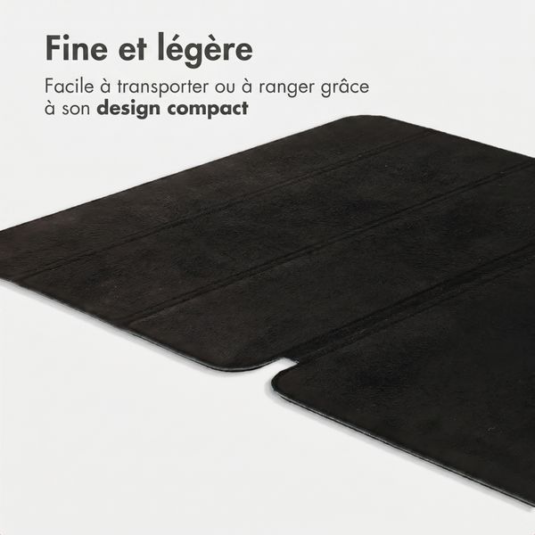 Accezz Coque tablette trifold en cuir Apple iPad 11 (2025) 11 pouces A16 / iPad 10 (2022) 10.9 pouces - Noir