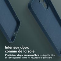 imoshion Coque Couleur avec MagSafe Samsung Galaxy A57 (5G) - Bleu foncé