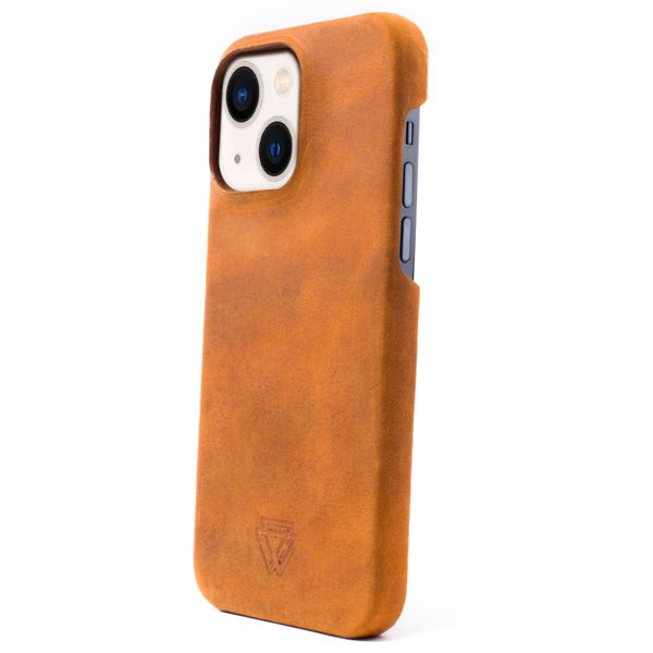 Wachikopa Coque Full Wrap iPhone 13 - Camel