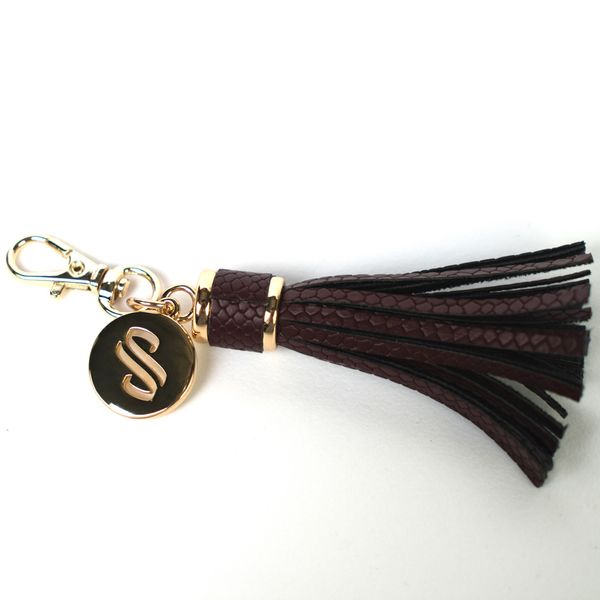 Selencia Coque Serpent Yara Apple AirPods 1 / 2 - Rouge foncé