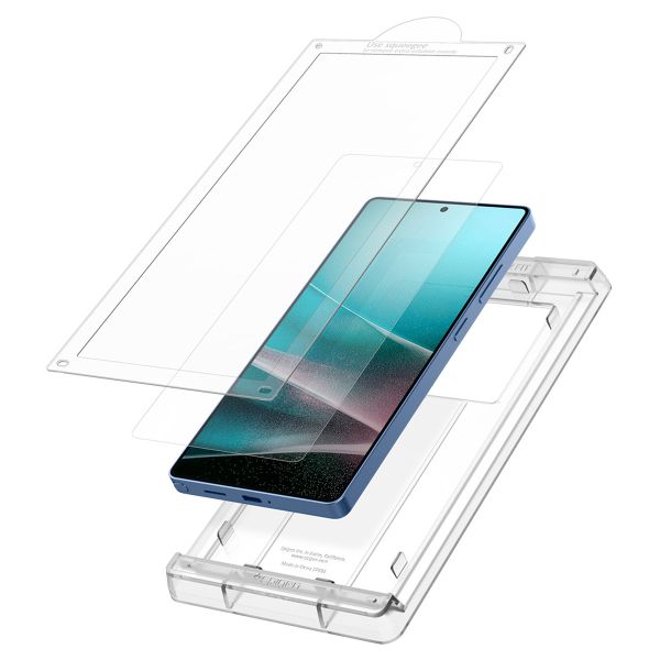 Spigen EliteShield EZ Fit avec plateau d'installation - 1 pack Samsung Galaxy S25 Ultra