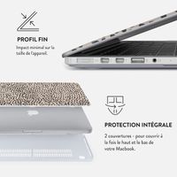 Burga Coque Rigide Apple MacBook Air 13 pouces (2022 / 2024 M3 chip / 2025 M4 chip) - A2681 / A3113 / A3240 - Almond Latte