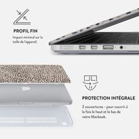 Burga Coque Rigide MacBook Air 13 pouces (2022) / Air 13 pouces (2024) M3 chip - A2681 / A3113 - Almond Latte