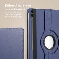imoshion Coque tablette rotatif à 360° Samsung Galaxy Tab S11 Ultra - Bleu foncé