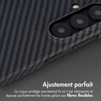 Accezz Coque Kevlar® MagSafe Samsung Galaxy S26 - Noir