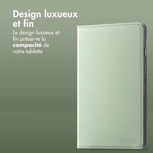 Accezz Coque tablette Classic Samsung Galaxy Tab A9 8.7 pouces - Vert
