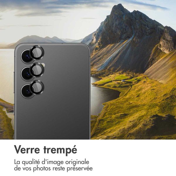 imoshion Lot de 2 protections d'objectif de caméra Samsung Galaxy S24 - Noir