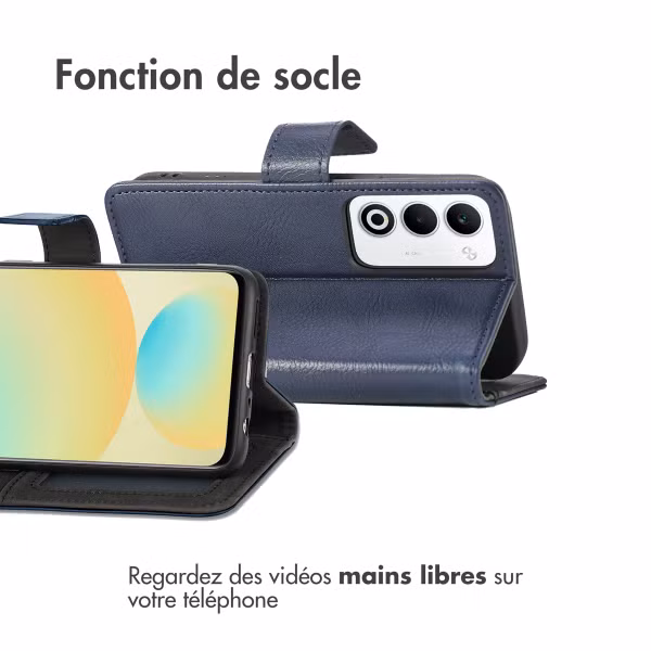 imoshion Étui de télephone portefeuille Oppo A5 5G (2025) - Bleu foncé