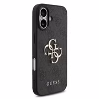 Guess Coque 4G Metal Logo Backcover Apple iPhone 17 - Noir