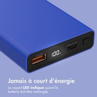 imoshion Ultra Series Batterie externe 10.000 mAh - Bleu Cobalt