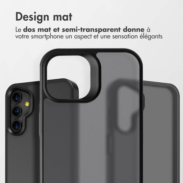 Accezz Coque Givrée Robuste Samsung Galaxy A15 (5G/4G) - Noir