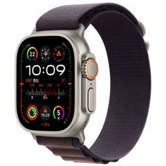 WiWu Bracelet Alpine en nylon Apple Watch Series 1 t/m 11 / SE / Ultra (44/45/46/49 mm) - Indigo