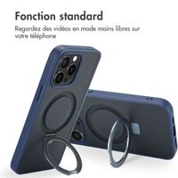 Accezz Coque Ring Stand avec MagSafe iPhone 15 Pro Max - Blue