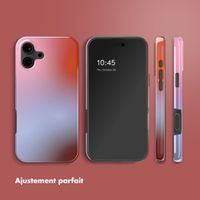 Selencia Coque arrière Vivid avec MagSafe Apple iPhone 16 - Gradient Soft Blush