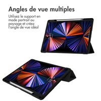 imoshion Coque tablette rigide Trifold Apple iPad Pro 12.9 (2018/2020/2021/2022) - Noir