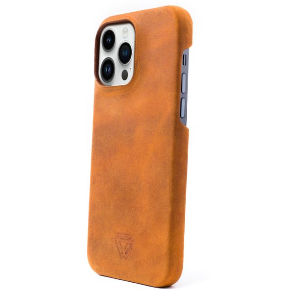 Wachikopa Coque Full Wrap iPhone 14 Pro - Camel