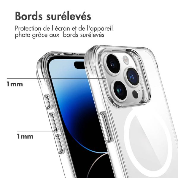 imoshion Coque Rugged Air MagSafe Apple iPhone 15 Pro - Transparent