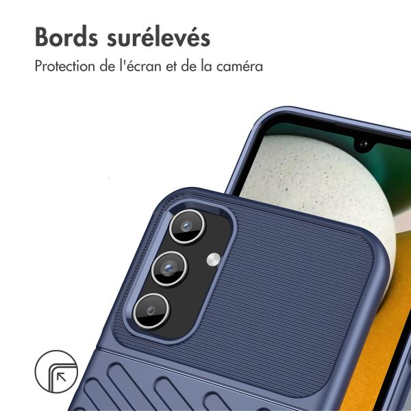 imoshion Coque arrière Thunder Samsung Galaxy A15 (5G/4G) - Bleu foncé
