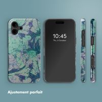 Selencia Coque arrière Vivid avec MagSafe Apple iPhone 16 - Fresh Paint Green