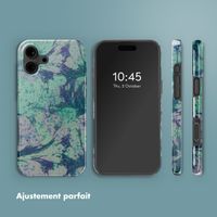 Selencia Coque arrière Vivid Tough avec MagSafe iPhone 16 - Fresh Paint Green