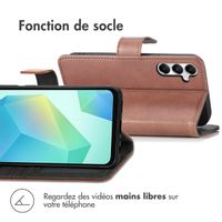 imoshion Étui de téléphone portefeuille Luxe Samsung Galaxy A56 - Brun