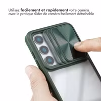 imoshion Coque arrière Camslider Samsung Galaxy S25 - Vert foncé