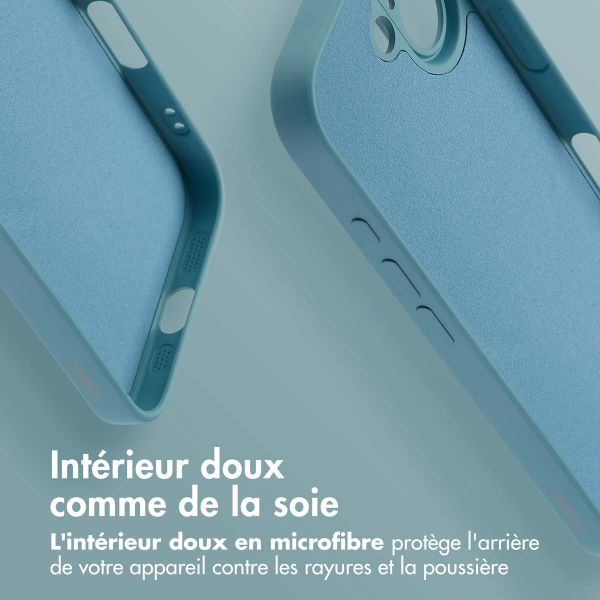 imoshion Coque Couleur avec MagSafe Apple iPhone 16 - Smoke Green