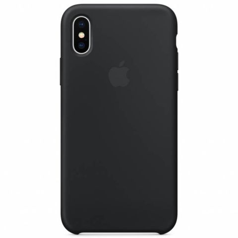 Apple Coque en silicone Apple iPhone X - Noir