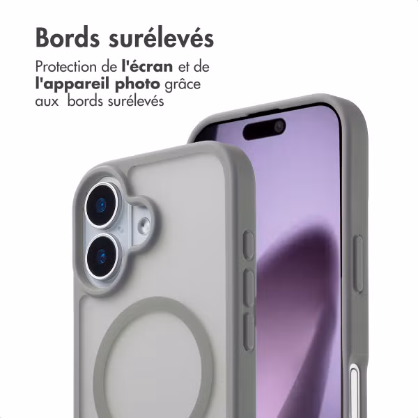 imoshion Coque Color Guard avec MagSafe Apple iPhone 17 - Gris