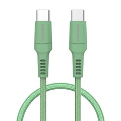 imoshion Braided USB-C vers câble USB-C - 1 mètre - Vert