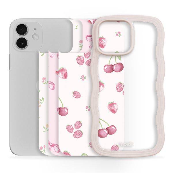 Holdit Pack d'impression Apple iPhone 12 (Pro) - Pink Breeze