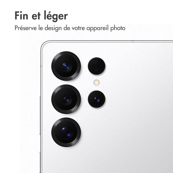imoshion Lot de 2 protections d'objectif de caméra Samsung Galaxy S25 Ultra - Titanium Whitesilver
