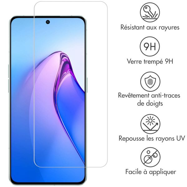 Selencia Protection d'écran en verre trempé Oppo Reno 8 5G