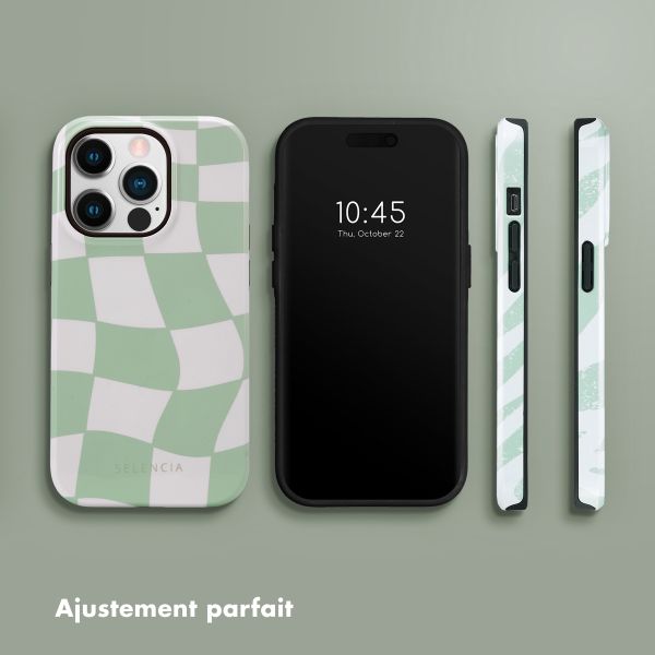 Selencia Coque arrière Vivid Apple iPhone 14 Pro - Groovy Sage Green