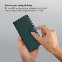 Selencia Étui portefeuille amovible Olyn avec MagSafe Samsung Galaxy A57 (5G) - Vert