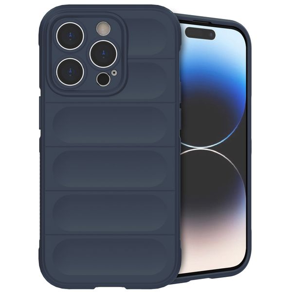 imoshion Coque arrière EasyGrip iPhone 14 Pro - Bleu foncé