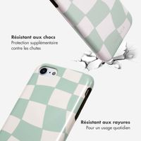 Selencia Coque arrière Vivid Apple iPhone SE (2022 / 2020) / 8 / 7 / 6(s) - Groovy Sage Green