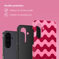 Selencia Coque arrière Vivid Tough Samsung Galaxy A36 / A56 - Wave Vibes Lipstick