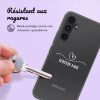 Coque personnalisée avec un cœur élégant Samsung Galaxy A54 (5G)- Transparent