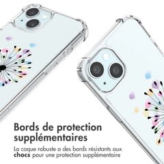 imoshion Coque Design avec cordon Apple iPhone 15 - Sandstone Dandelion